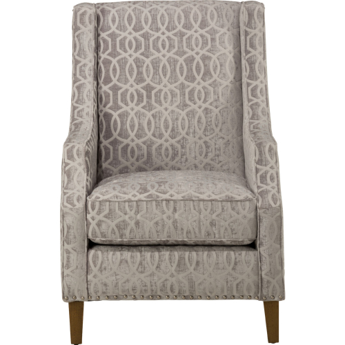 Quinn Accent Chair in Dove Grey Fabric